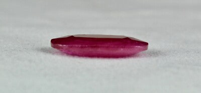 Certified 15x23 Mm Mozambique Ruby 19ct Oval Gemstone Sterling Silver Ring