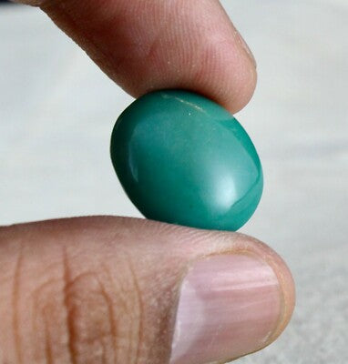 Natural Turquoise Cab Oval 19x16mm 19.70ct Gemstone Ring Pendant Designing
