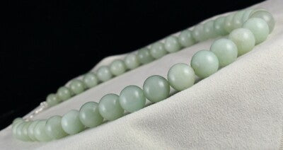 Certified Natural Aventurine Jade Necklace 1006 Ct Beaded Gemstone String