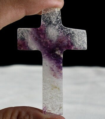 Vintage Multi Quartz 8 Pcs 665 Cts Gemstone Spiritual Cross Pendant