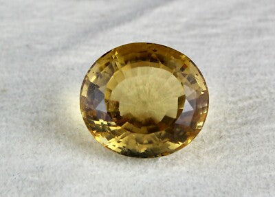 Golden Topaz Citrine Oval 24x22mm 59.33ct Gemstone For Pendant