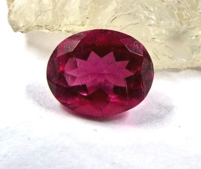 Certified Natural Pink Tourmaline Rubellite Oval Cut 3.05ct Gem For Ring Pendant