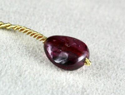 Certified Antique Old Red Spinel Cabochon 9.16 Ct Pendant For Women