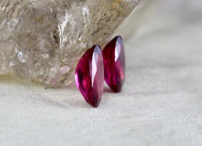 Certified Natural Pink Tourmaline Oval Pair 10.60 Ct Loose Gemstone Earrings
