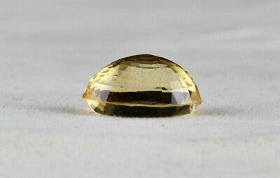 Natural Yellow Citrine 18.87ct Oval Faceted Gemstone Pendant Designing