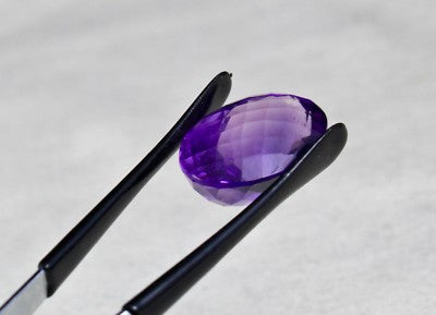 Premium Natural Amethyst 24.93 Ct Oval Cut Gemstone For Pendant Or Ring