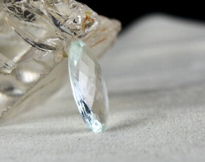 Finest Natural Blue Aquamarine 6.36ct Oval Gemstone For Ring Pendant