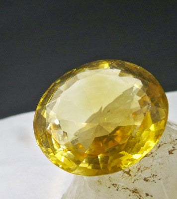 Natural Yellow Citrine 232 Ct Oval Cut 41mm Loose Gemstone Pendant Certified