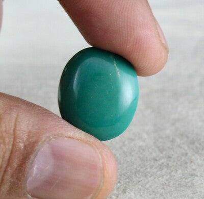 Natural Turquoise Cab Oval 19x16mm 19.70ct Gemstone Ring Pendant Designing