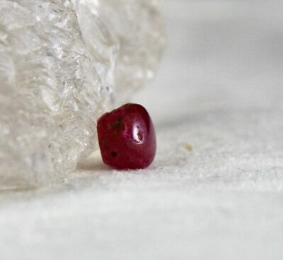 Certified Natural Burmese Ruby 2.15 Ct Round Cabochon Gemstone Ring Pendant