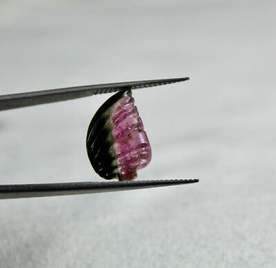 Natural Multi Tourmaline 34.97ct 4 Pcs Carved Gemstone For Earring Design