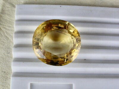 Certified Natural Citrine Quartz Oval 177.7 Ct Loose Gemstone Pendant Brooch