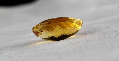 Natural Yellow Citrine Oval Cut Gemstone Pendant 17.62 Ct Designing