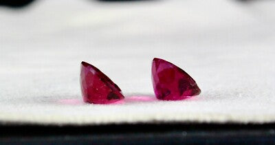 Certified Natural Pink Tourmaline Oval Pair 10.60 Ct Loose Gemstone Earrings
