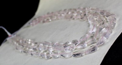 Certified Natural Pink Aquamarine Faceted Tumble Beads 992ct Necklace