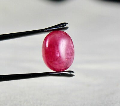 Certified Natural Burmese Ruby 7.36 Cts Oval Cabochon Gemstone Ring Pendant