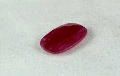 Certified 15x23 Mm Mozambique Ruby 19ct Oval Gemstone Sterling Silver Ring