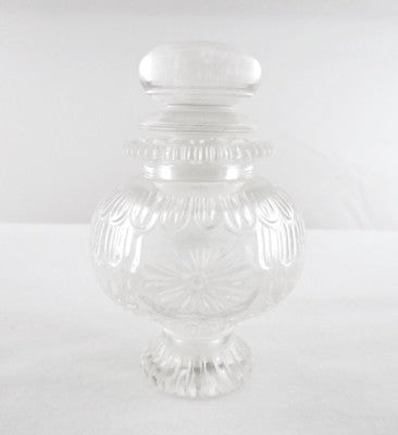 Hand Carved Natural Rock Crystal Quartz 1220ct Perfume Bottle Decor