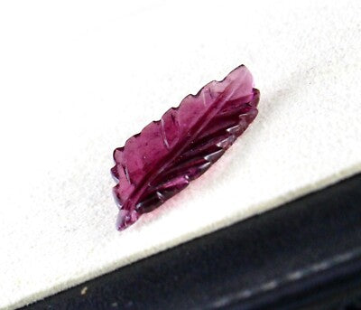 Natural Pink Tourmaline Leaf 15.90ct Gemstone Pendant Ring Brooch