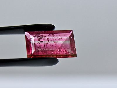 Natural Multi Pink Tourmaline 3.48 Ct Rectangle Gemstone For Ring Pendant