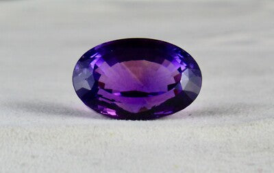 Natural Purple Amethyst 58.15ct Oval Cut 28x19mm Gemstone For Pendant Ring