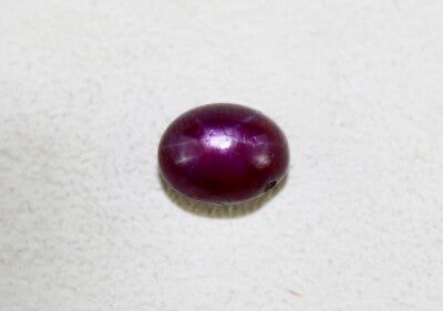 Certified A+top Natural 6 Line Star Ruby Oval Cabochon 11.53 Ct Gem For Ring