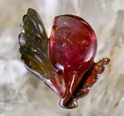 Natural Multi Tourmaline Leaf Pendant 26x22mm 30 Ct Gemstone Designing