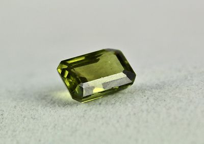 Certified Natural Green Tourmaline 9.42ct 9x15mm Rectangle Gemstone For Ring