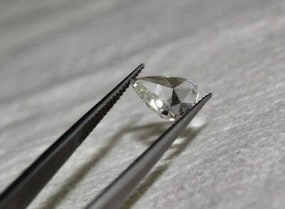 Certified Natural Rose Cut Diamond 2.29ct Pear Shape Pair Loose Gemstone Earring