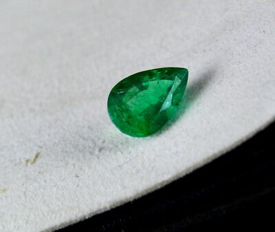 Certified Gtl 11x7mm Natural Emerald 2.64 Ct Pear Gemstone For Ring Pendant