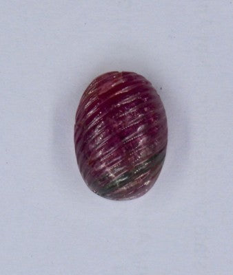 Multi Tourmaline Oval Carved Cabochon 16.40 Ct Gemstone Ring Pendant