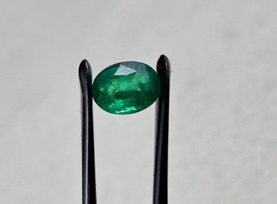 Certified Natural Zambia Emerald Oval Pair 8x6mm Loose Gemstone 2.68 Ct Earring