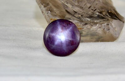 Certified 26mm Natural 6 Line Star Ruby Round Cabochon 85.75ct Gemstone Pendant