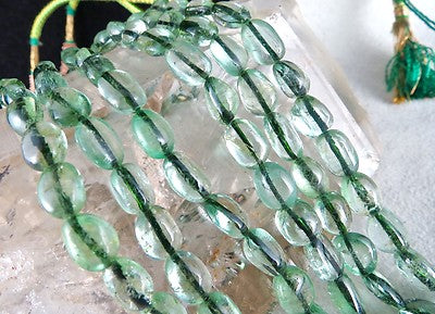 Certified Vintage Natural Emerald 396 Ct Beads Long Colombian Mines Necklace