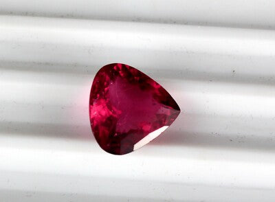 Certified Natural Pink Tourmaline Rubellite Heart 11.14 Ct Gemstone Pendant