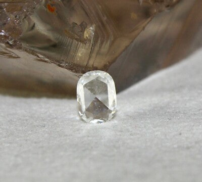 Certified Natural Rose Cut Diamond 1.03ct G Cushion For Ring Pendant