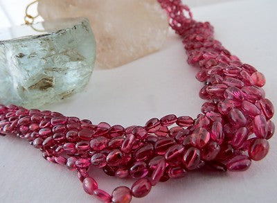 Certified Natural Vintage Spinel Beads 419ct Silver Necklace For Engagement