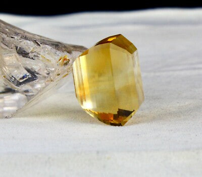 Certified Natural Citrine 114ct Topaz 29x22 Mm Rectangle Gemstone For Pendant