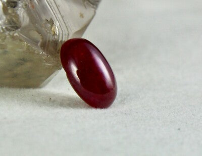 Certified Top Unheat Natural Ruby Oval Cabochon 26.14 Ct Gemstone Jewelry Set