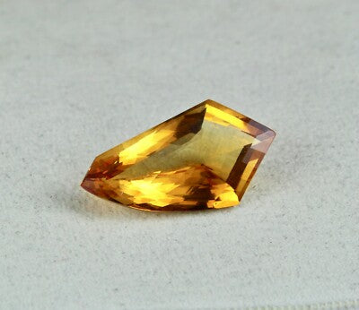 Natural Yellow Citrine 22.46ct Fancy Faceted Gemstone Pendant Designing