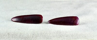Certified Natural Ruby Cabochon Drops 69.16ct Gemstone Earring Pair For Women
