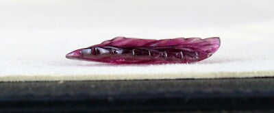 Natural Pink Tourmaline Leaf 15.90ct Gemstone Pendant Ring Brooch