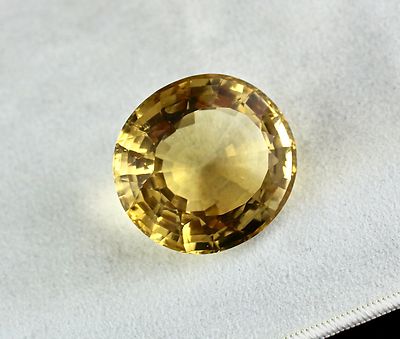 Certified Natural Citrine 190 Ct Oval 39x36mm Loose Gemstone Pendant