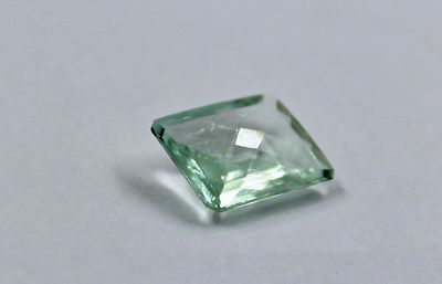 Natural Green Aquamarine 7.75 Carat Octagon Cut Gemstone For Ring Pendant