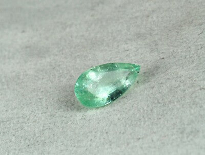 Certified 20x11 Mm Natural Colombian Emerald 10.95ct Pear Ring Pendant