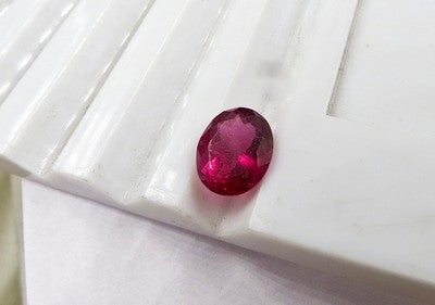 Certified Natural Pink Tourmaline Rubellite Oval Cut 3.05ct Gem For Ring Pendant