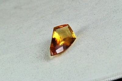 Natural Yellow Citrine 22.46ct Fancy Faceted Gemstone Pendant Designing