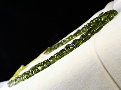 Certified Natural Green Peridot Necklace 1024ct Cabochon Gemstone Party Jewelry