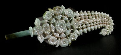 Certified Natural Persian Jade 10ct Turban Kalangi Ruby Diamond 22k Gold