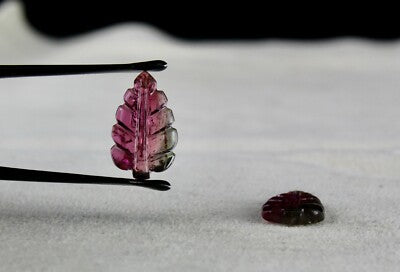 Multi Tourmaline Leaves Pair 10.45ct Gemstone Earring Designing For Women